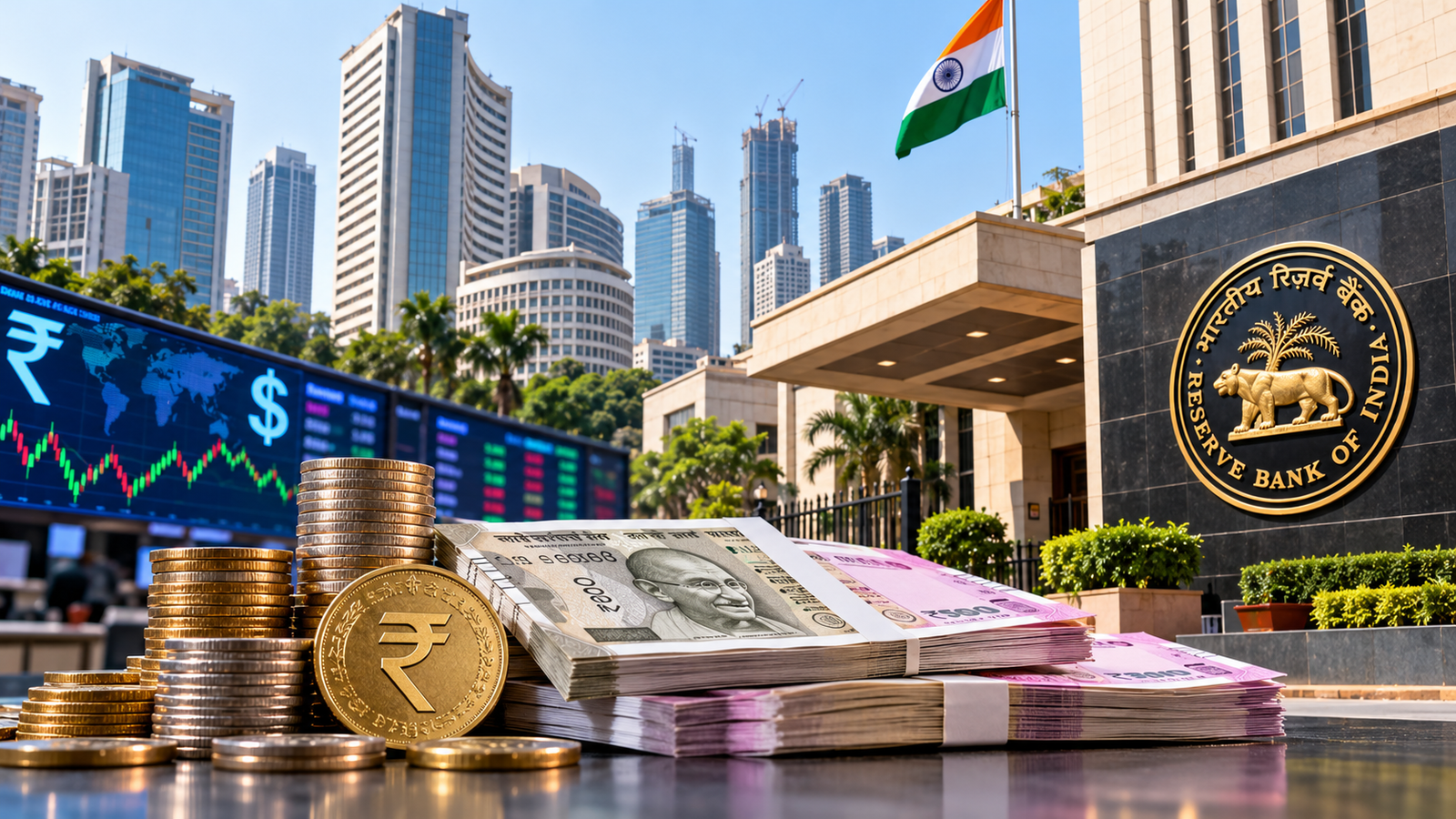 RBI's New Forex Rules Create Uncertainty for Indian Banks as Rupee Faces Pressure